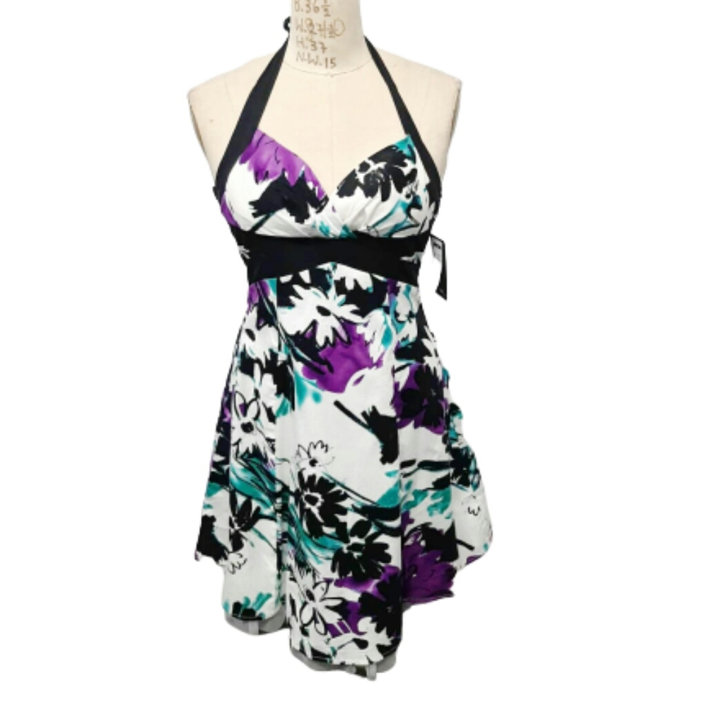 MAJORA Floral Cocktail party dress